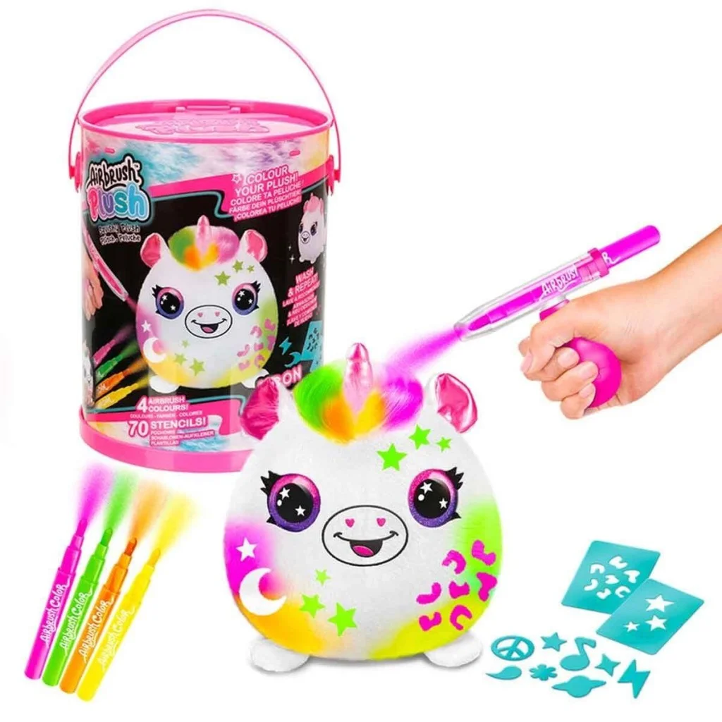 45523 Airbrush Peluş Neon Boyama Seti - görsel 2