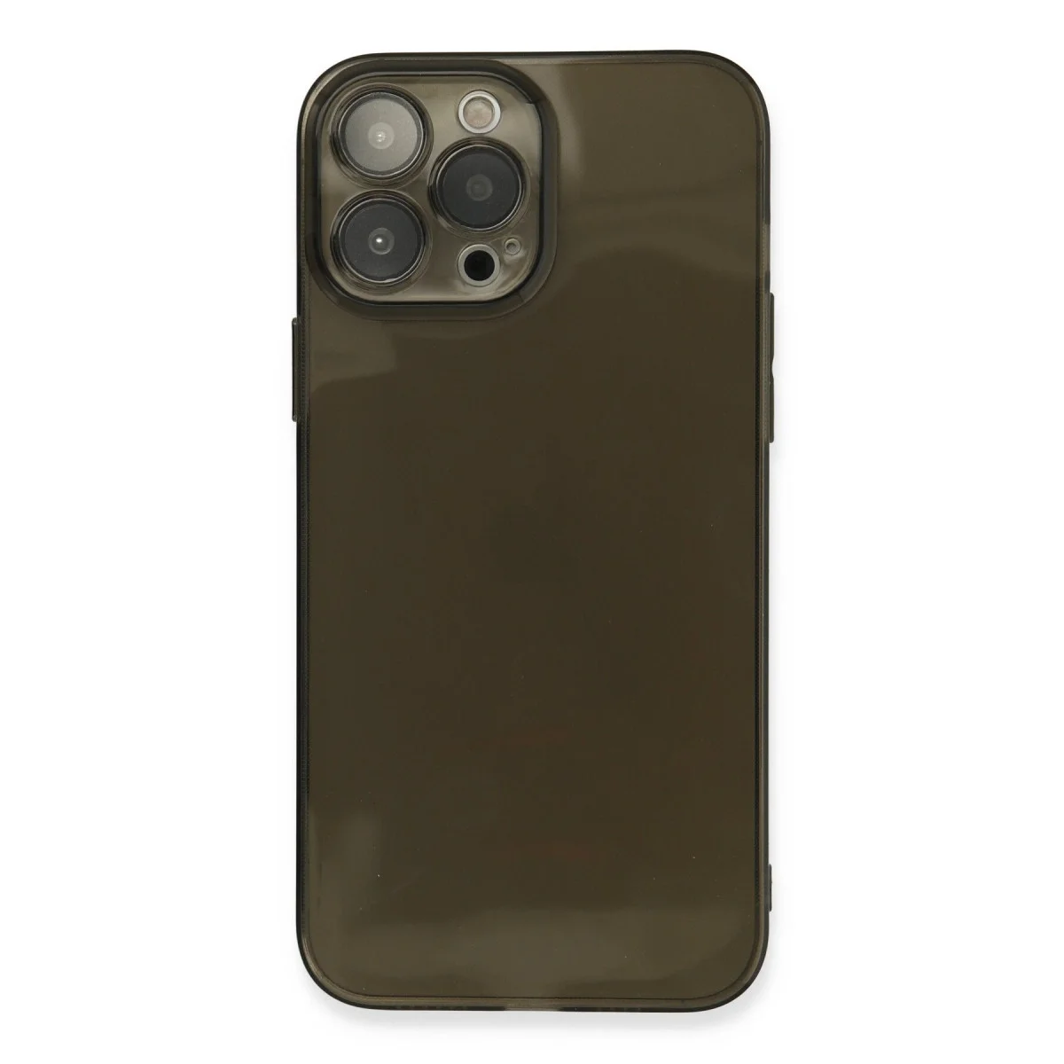Apple İphone 13 Pro Kılıf Fly Lens Silikon - Siyah