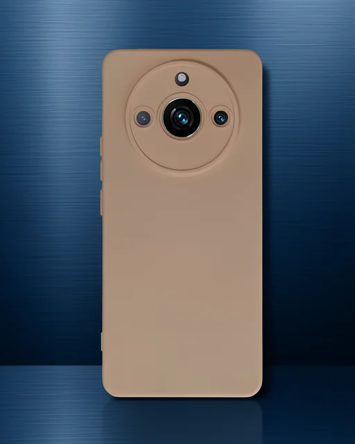 Realme 11 Pro Kılıf Nano İçi Kadife Silikon - Pudra