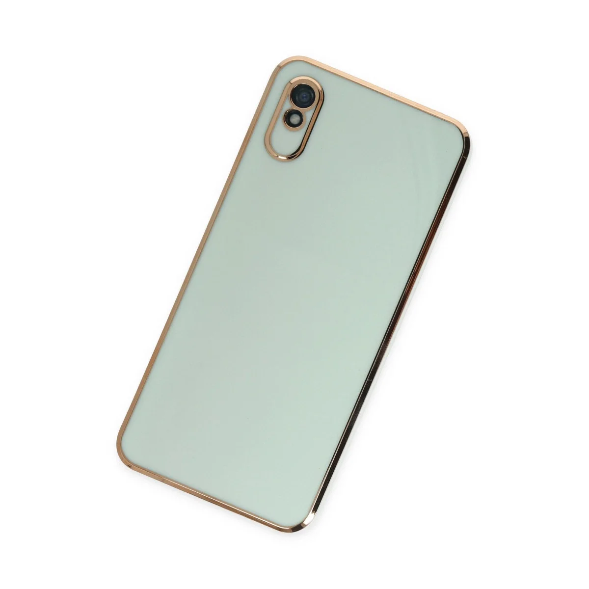 Xiaomi Redmi 9a Kılıf Volet Silikon - Açık Yeşil görsel 3