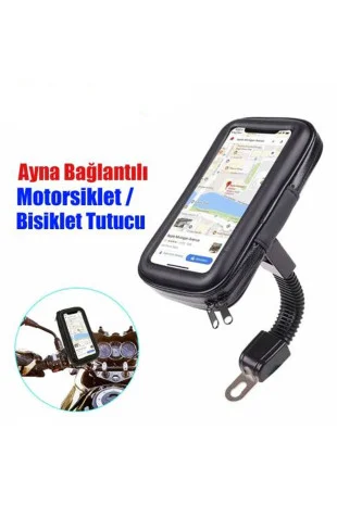 Motorsiklet Su Geçirmez Telefon Kılıfı Telefon Tutucu 7 İnç XL görsel 2