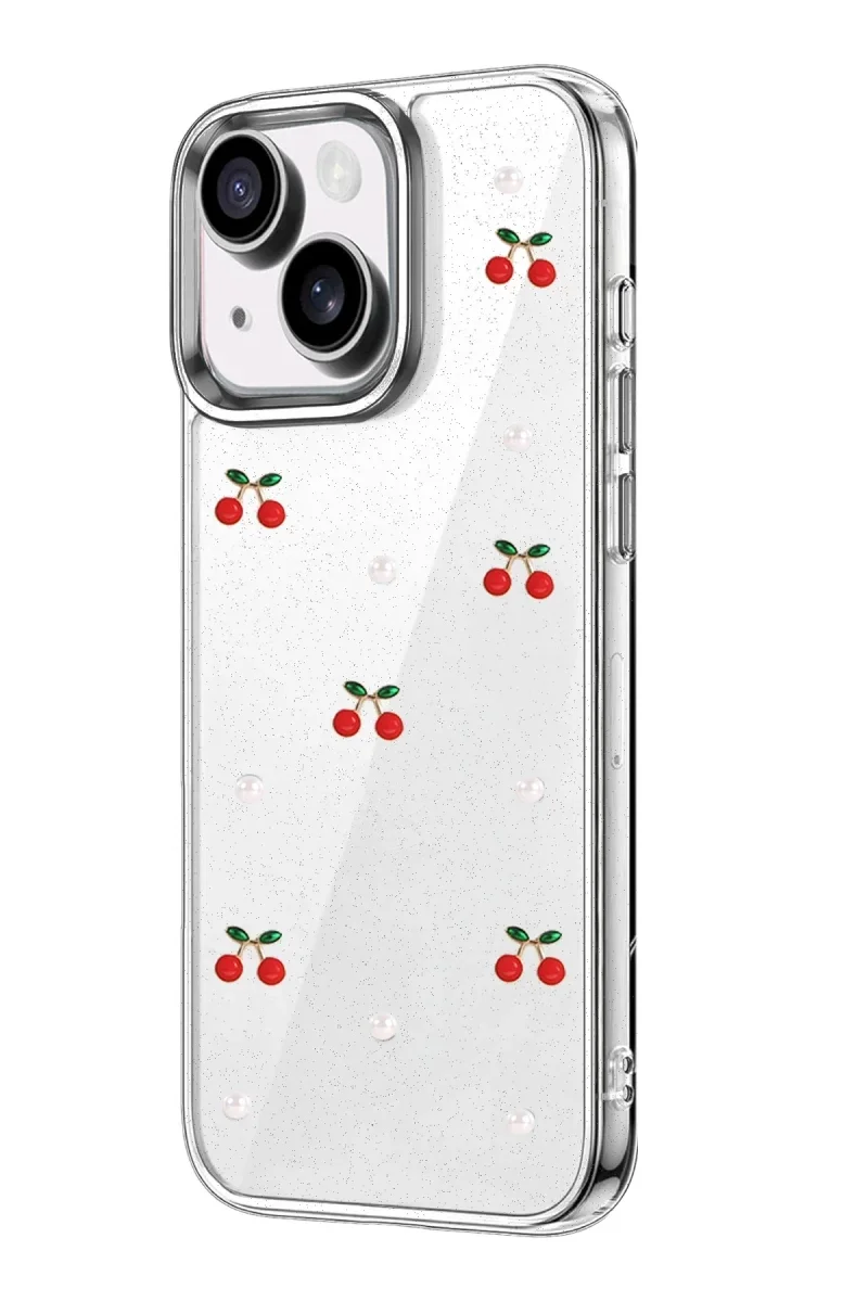 Apple iPhone 14 Fiyonk Desenli Kapak - Desen 9 görsel 3