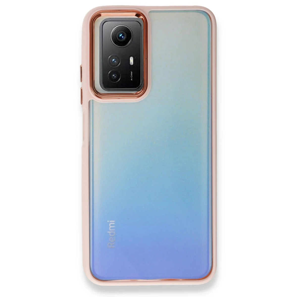Xiaomi Redmi Note 12s Kılıf Dora Kapak - Pudra görsel 2