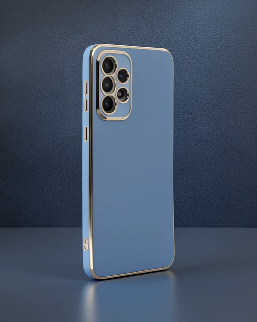 Samsung Galaxy A53 5g Kılıf Volet Silikon - Mavi