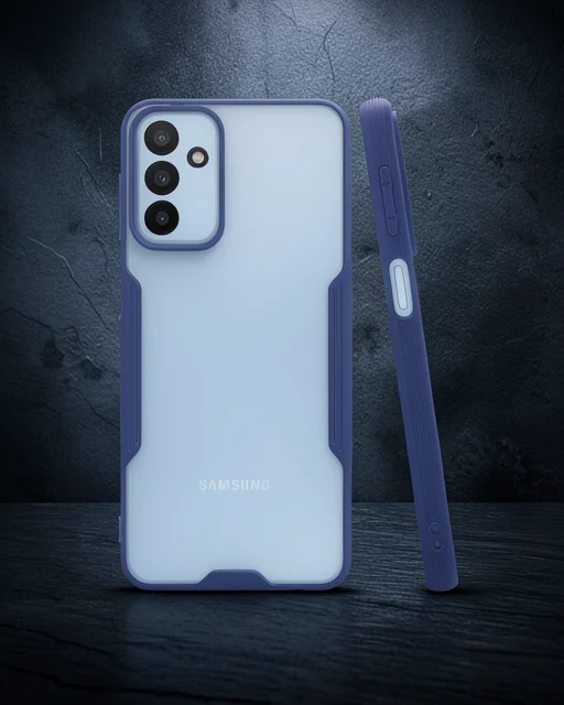 Samsung Galaxy M23 Kılıf Platin Silikon - Lacivert