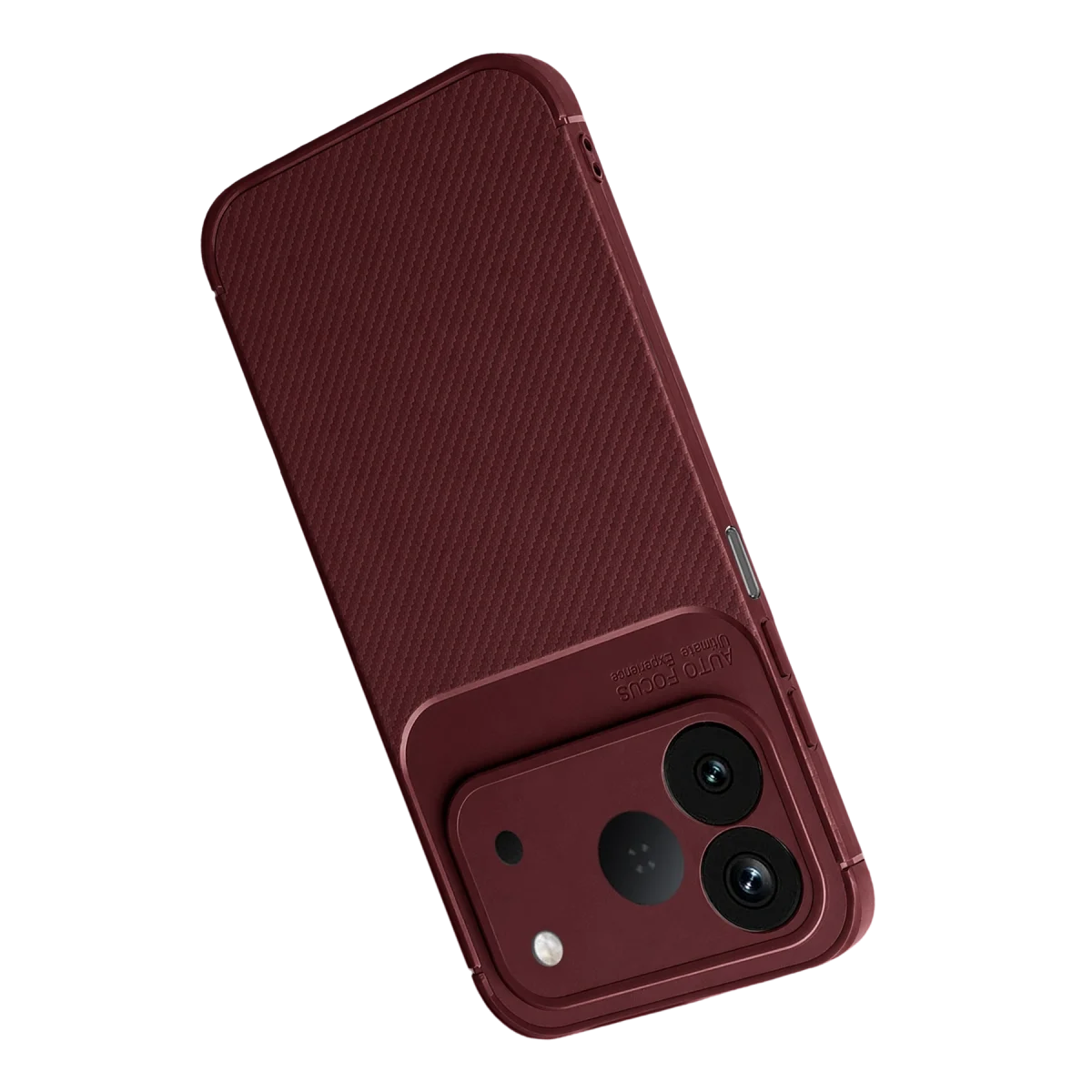 Tecno Spark 50 4g Auto Focus Karbon Kapak - Bordo görsel 3
