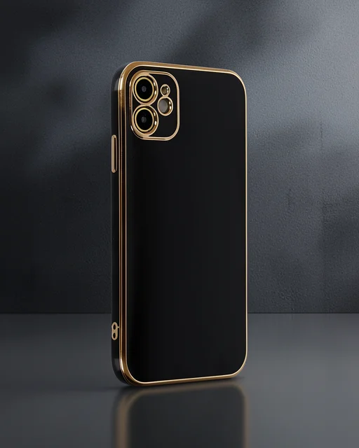 Apple İphone 12 Kılıf Volet Silikon - Siyah