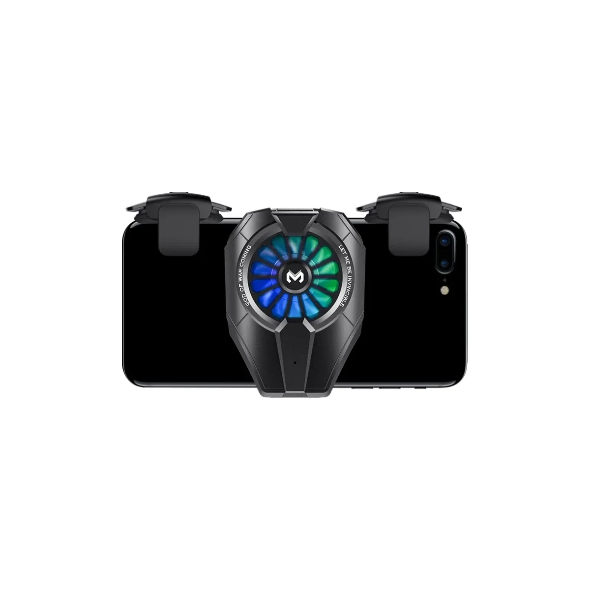 DL06 RGB Radyatör Telefon Soğutucu Fan - Siyah görsel 3