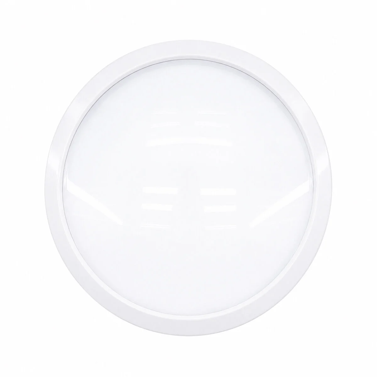 20W BEYAZ METAL KASA SIVA ÜSTÜ YUVARLAK LEDLİ GLOP ARMATÜR IP20 6500K - 1800Lm E1212/B görsel 2