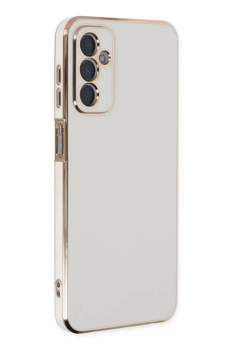Samsung Galaxy M23 Kılıf Volet Silikon - Beyaz görsel 2