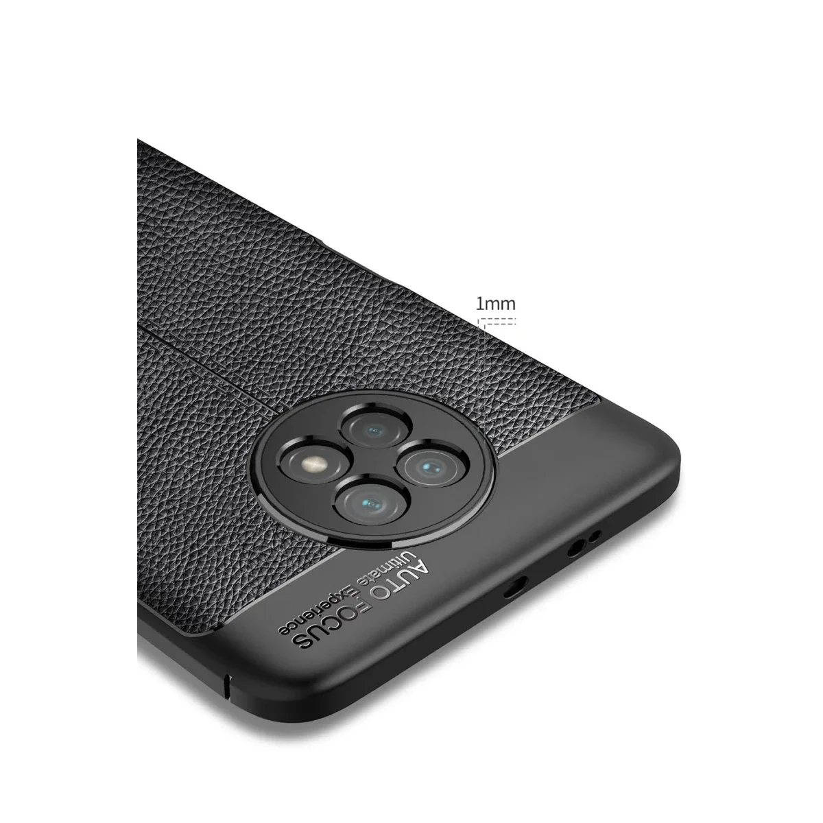Xiaomi Redmi Note 9 5G Kılıf Auto Focus Kapak - Kırmızı görsel 3