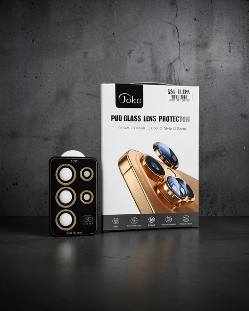 Joko Samsung Galaxy S24 Ultra Pvd Metal Kamera Lens - Gold