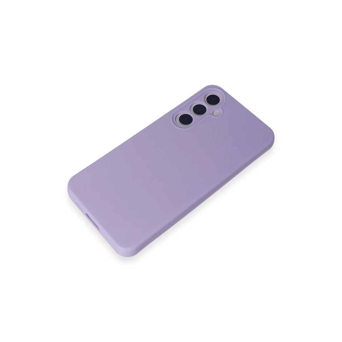 Samsung Galaxy A55 5g Kılıf Nano İçi Kadife Silikon - Lila görsel 4