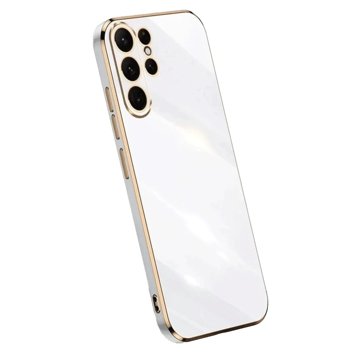 Samsung Galaxy S24 Ultra Kılıf Volet Silikon - Beyaz görsel 3