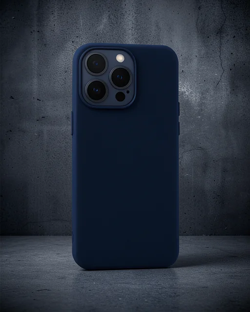 Apple İphone 15 Pro Kılıf Puma Silikon - Lacivert