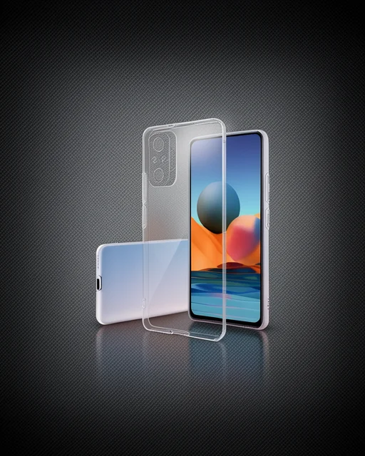 Xiaomi Redmi Note 10 Pro Kılıf Lüx Şeffaf Silikon