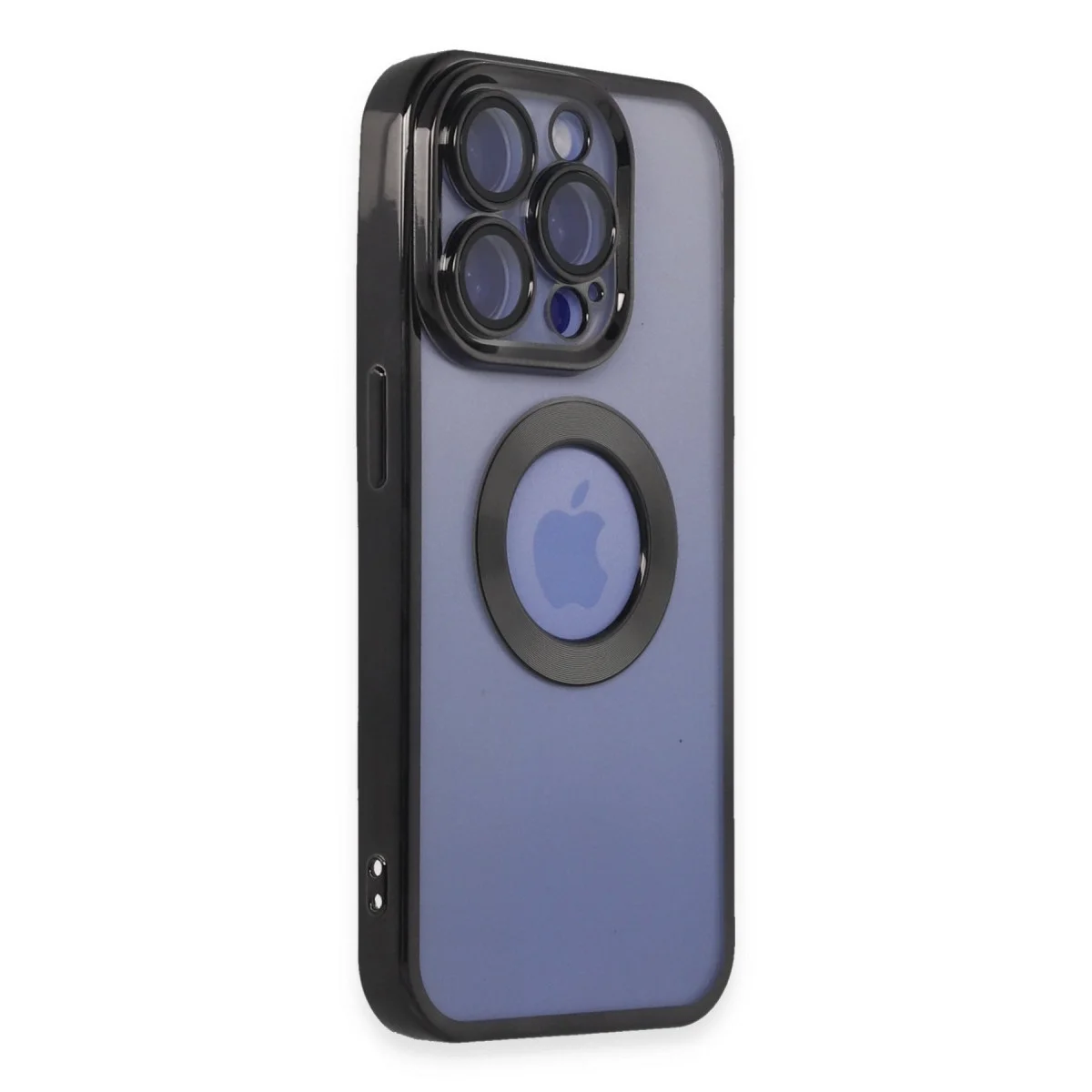 Apple İphone 15 Pro Kılıf Slot Silikon - Siyah görsel 2