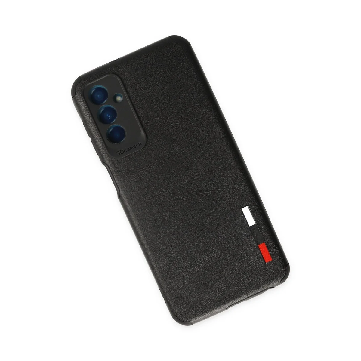 Samsung Galaxy M13 Kılıf Loop Deri Silikon - Siyah görsel 2