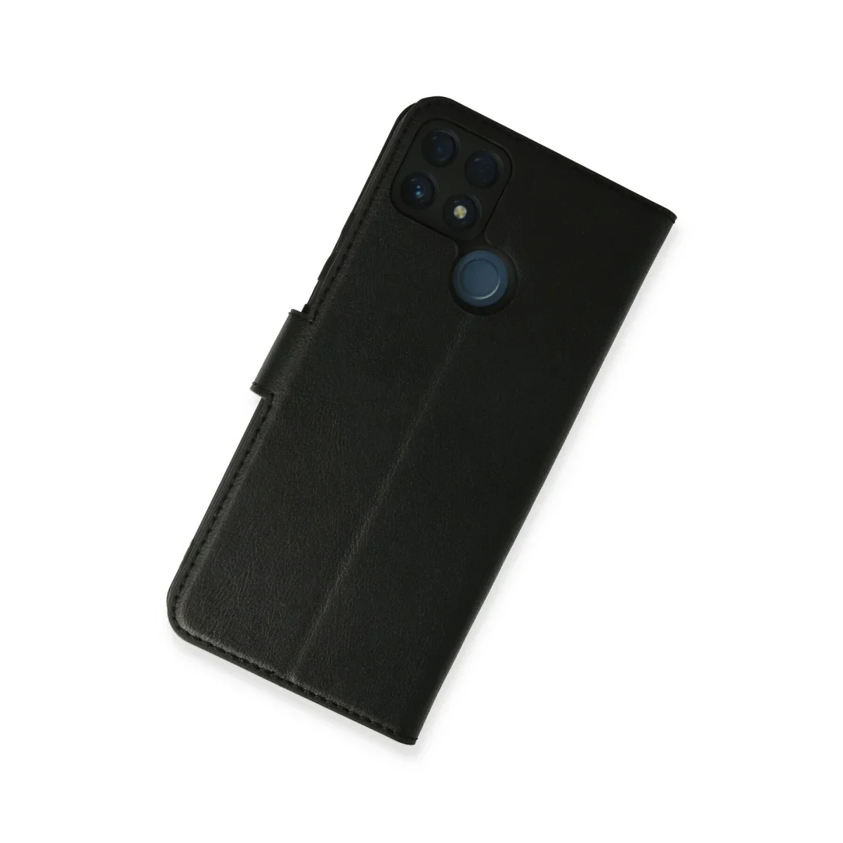Realme C25 Kılıf Trend S Plus Kapaklı Kılıf - Siyah görsel 2