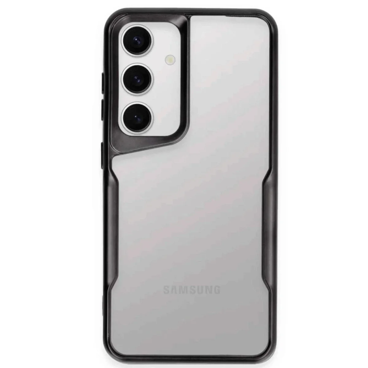Samsung Galaxy S25 Kılıf Boyi Silikon Kapak - Siyah