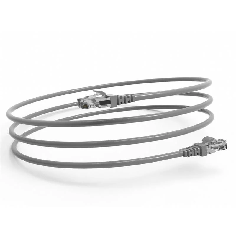 ICAT6-01TG 1MT 24AWG CAT6 Utp Patch Kablo Gri