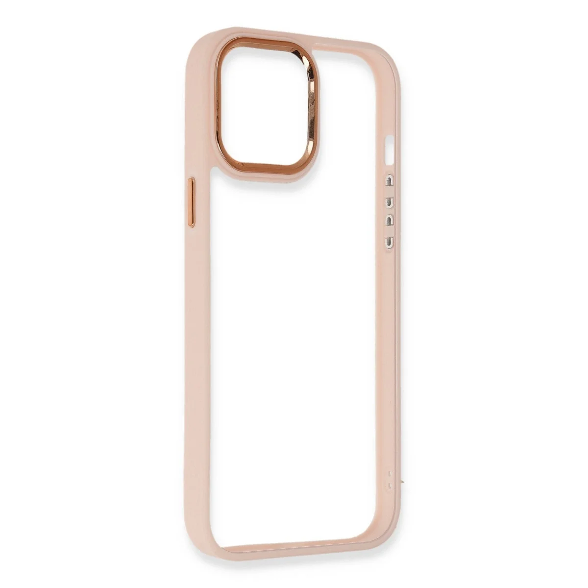 Apple İphone 14 Pro Max Kılıf Dora Kapak - Pudra görsel 4