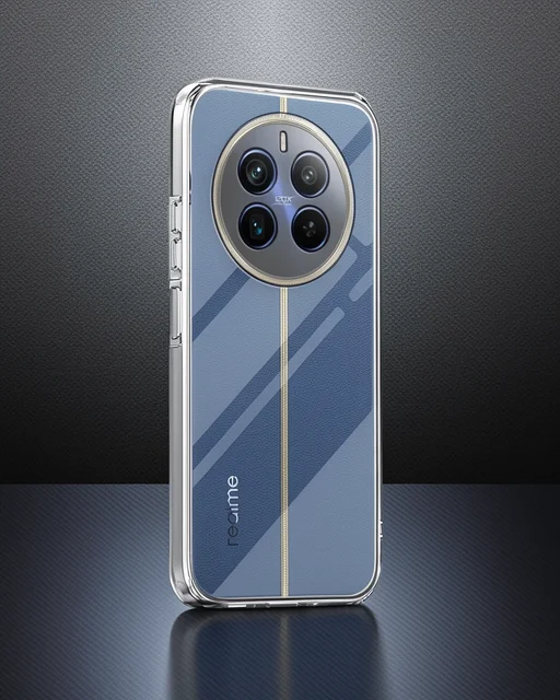 Realme 12 Pro Plus Kılıf Lüx Şeffaf Silikon