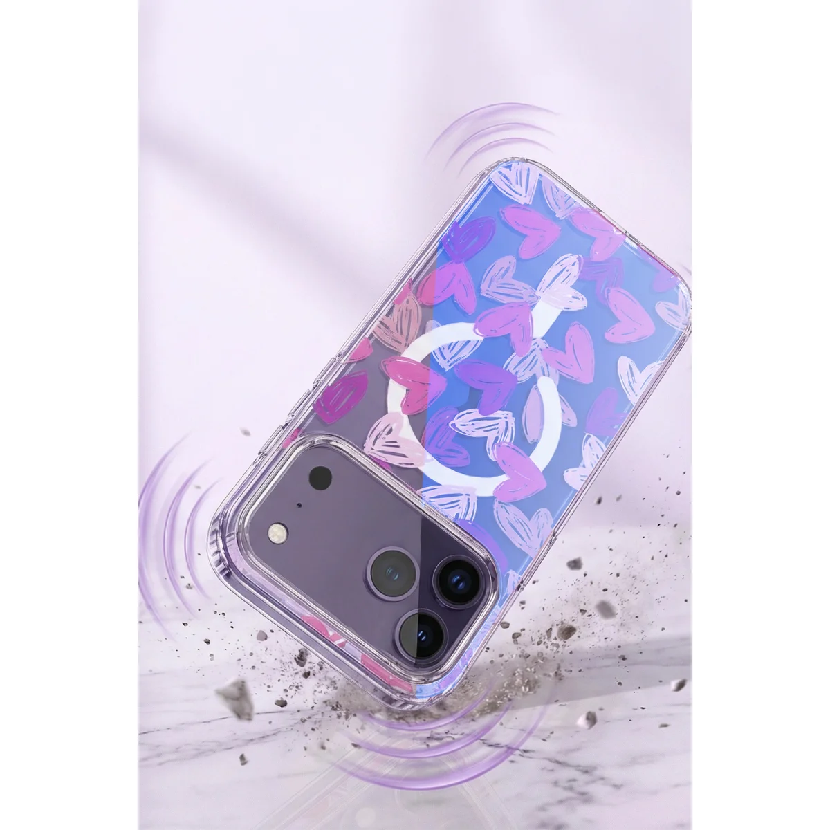 Onegif Apple iPhone 17 Pro Desina Magsafe Kapak - Desen 6 görsel 5