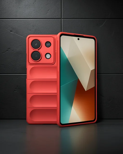 Xiaomi Poco X6 Kılıf Optimum Silikon - Kırmızı