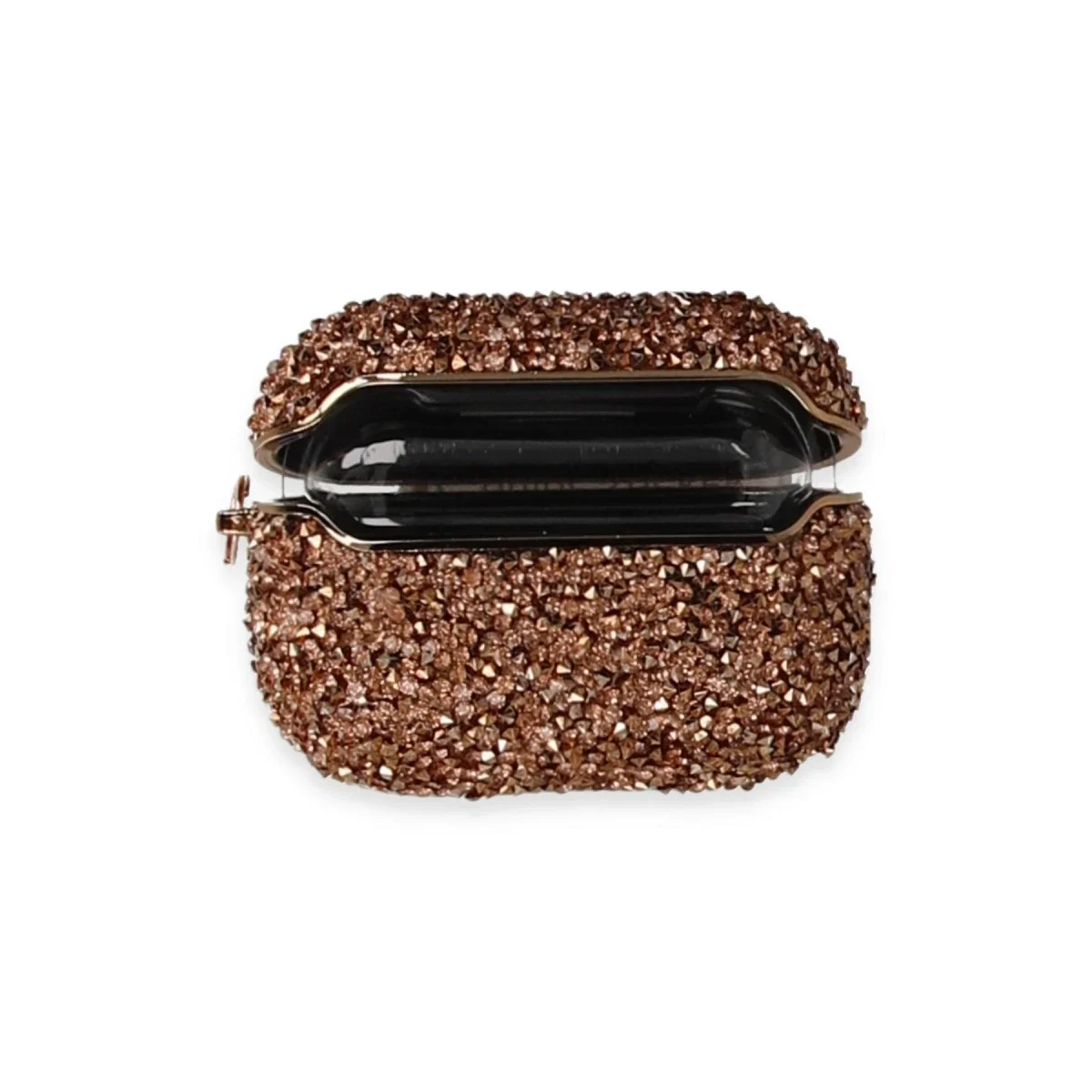 Apple Airpods 3 (3.nesil) Mira Taşlı Kılıf - Rose Gold
