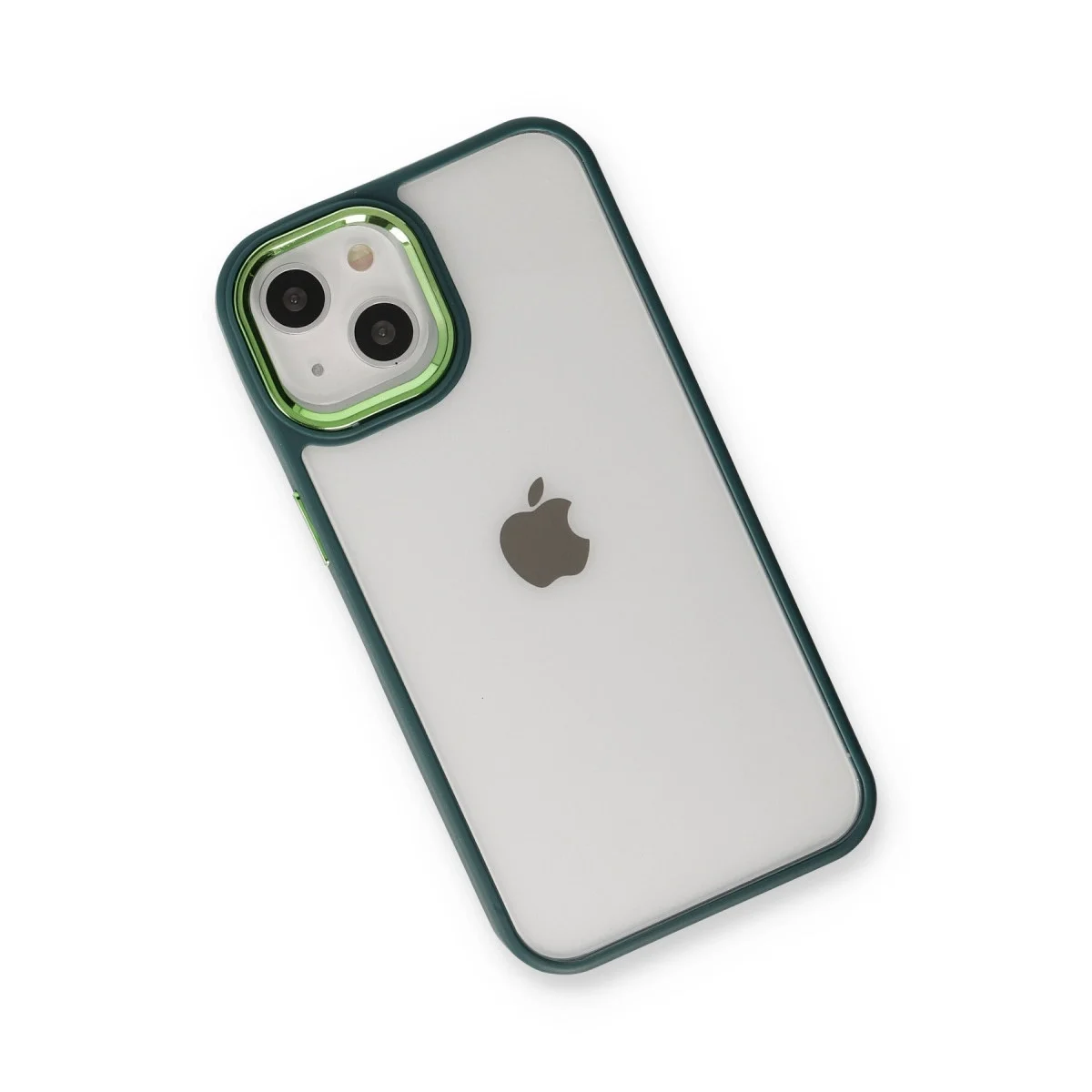 Apple İphone 14 Plus Kılıf Dora Kapak - Haki Yeşil görsel 4