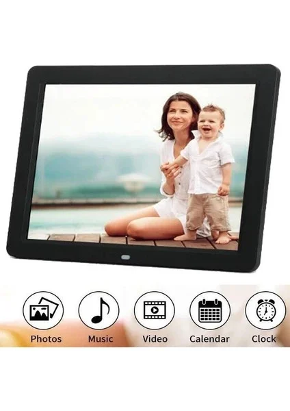 Vothoon 10-inç Lcd Ekran Dijital Fotoğraf Çerçevesi görsel 2