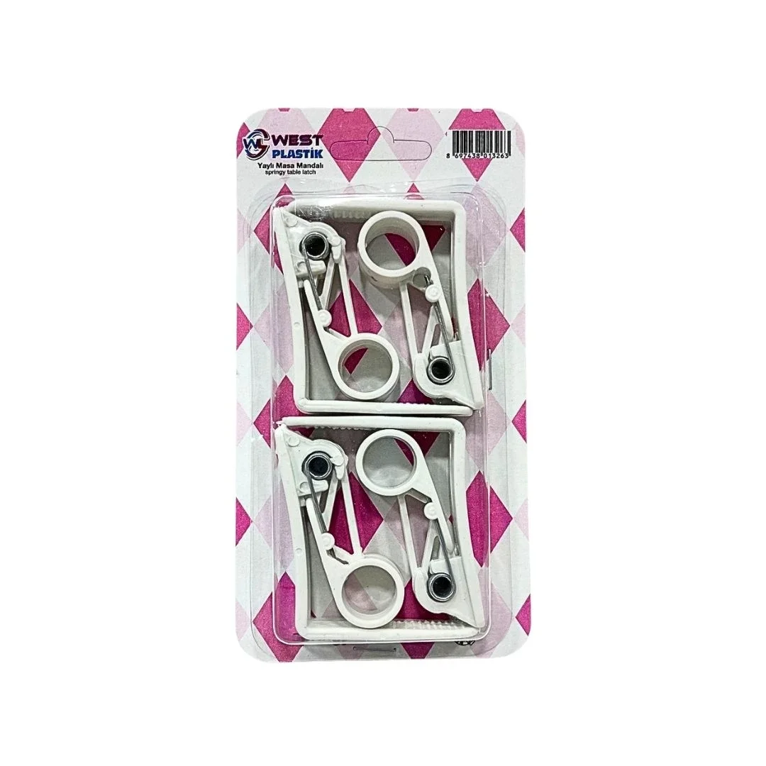 Plastik Yaylı Masa Mandalı