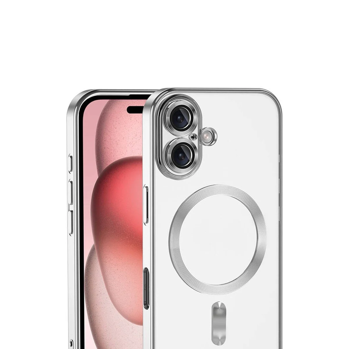 Apple İphone 17 Kross Magneticsafe Kapak - Gümüş görsel 2