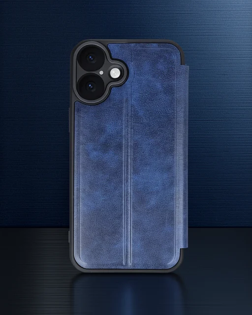 Apple İphone 16 Plus Kılıf Flip Cover - Lacivert