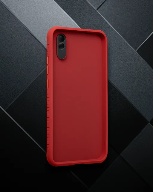Xiaomi Redmi 9a Kılıf Miami Şeffaf Silikon - Gri