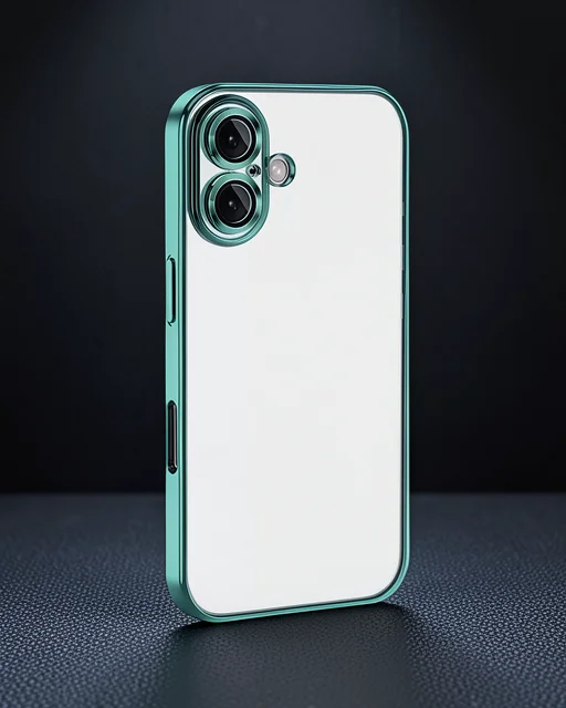 Apple İphone 16 Plus Kılıf Razer Lensli Silikon - Turkuaz
