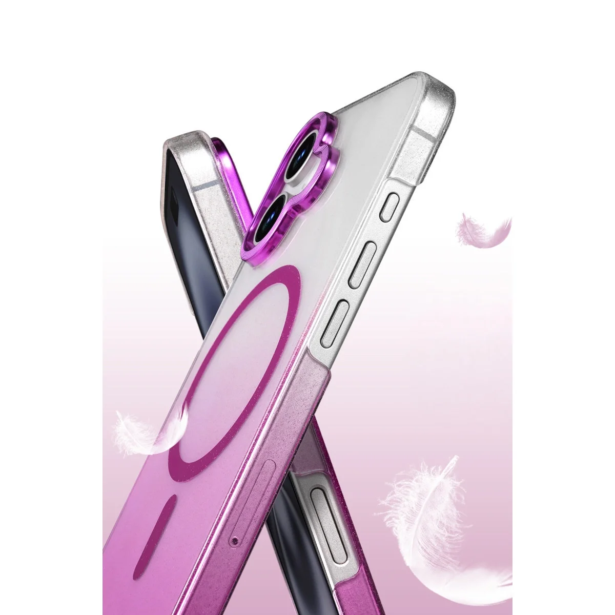Apple İphone 16 Plus Glossy Magsafe Kapak - Mavi görsel 3