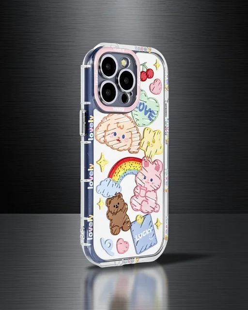 Apple İphone 14 Pro Max Kılıf Reflexion Desenli Kapak - Desen 4