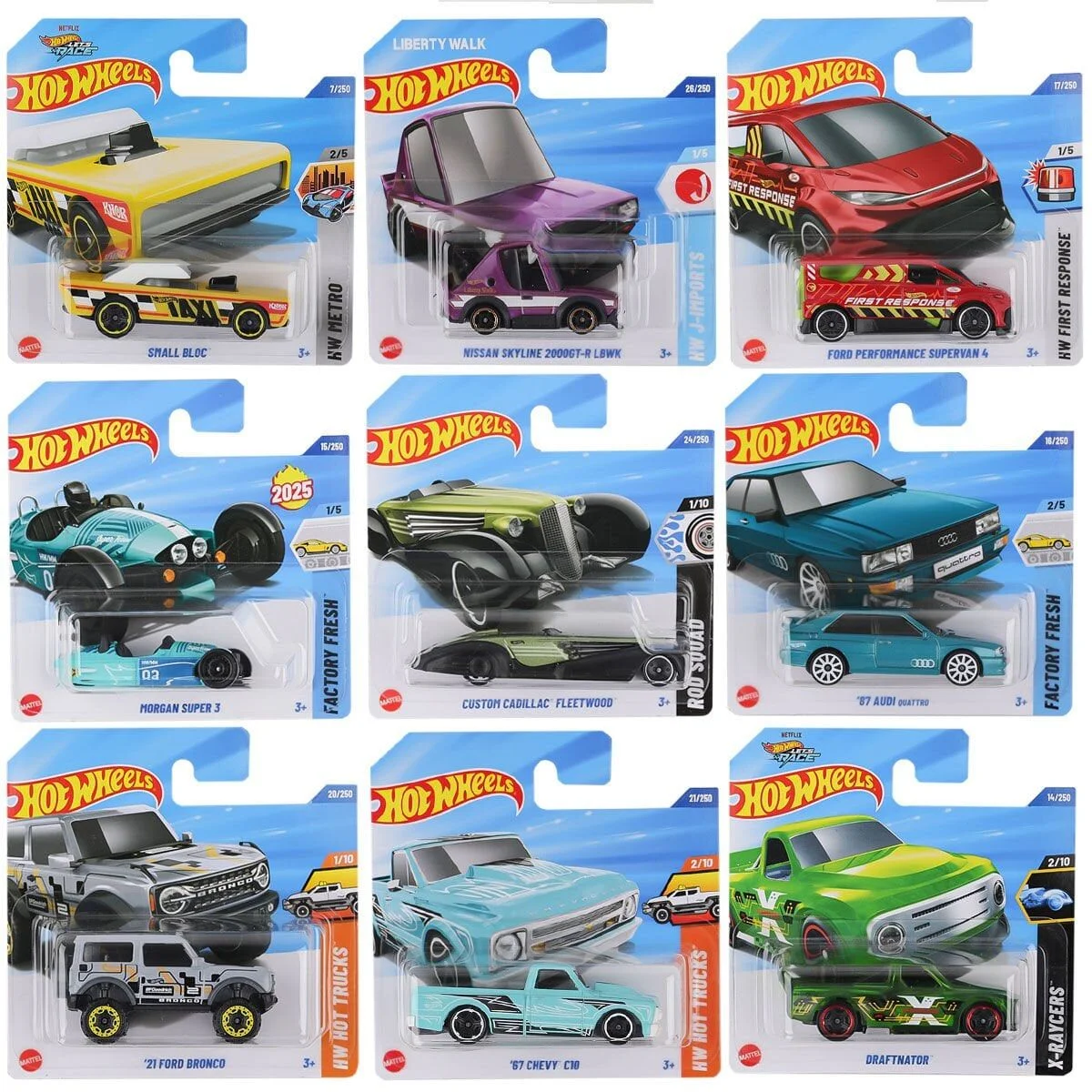 5785 Hot Wheels Araba 72 adet koli ile satılır. Koli fiyatıdır. görsel 6