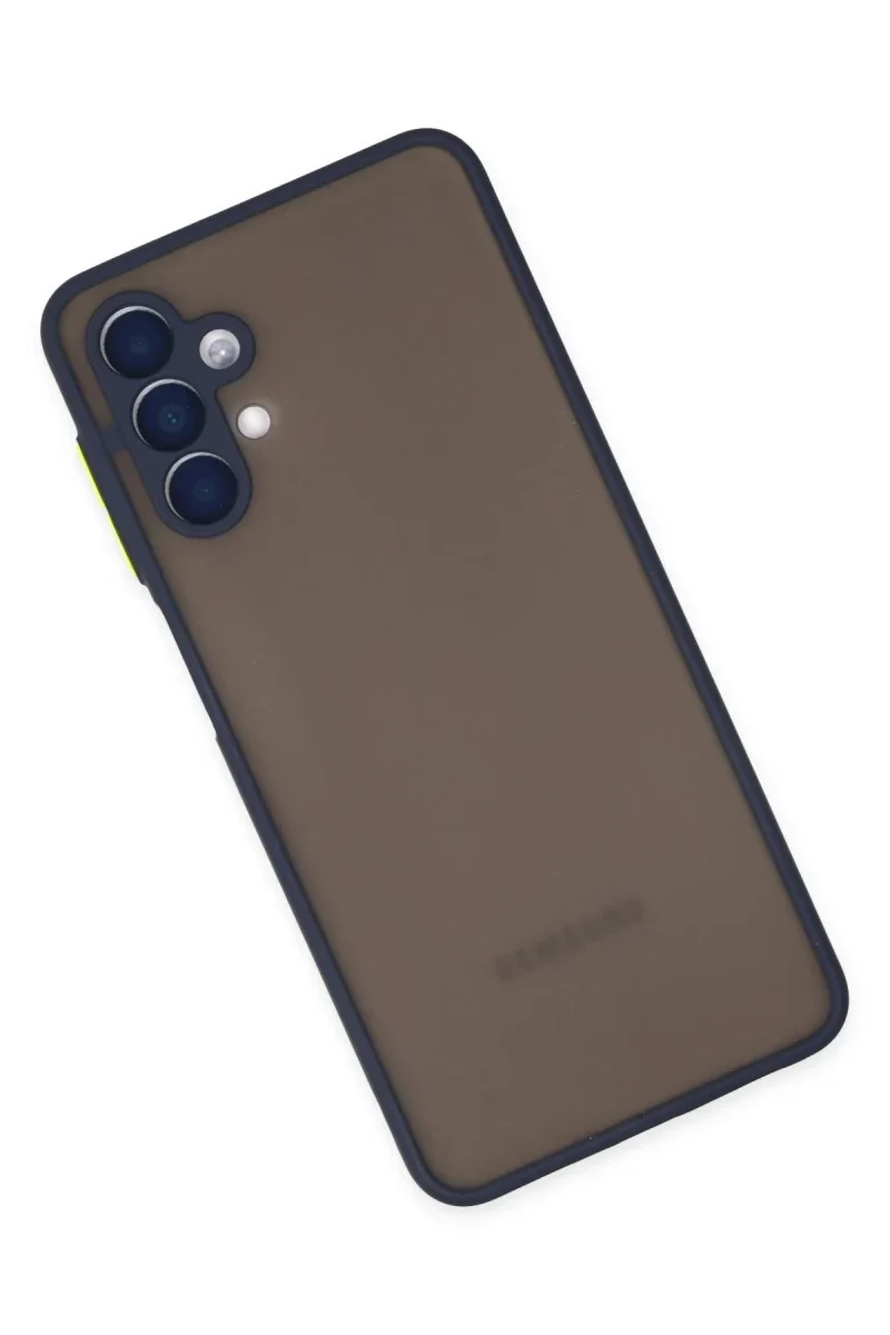 Samsung Galaxy A04S Kılıf Montreal Silikon Kapak - Lacivert görsel 3