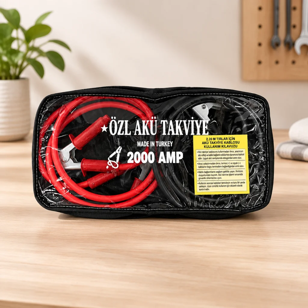 2000 Amp Akü Takviye Kablosu 2 m