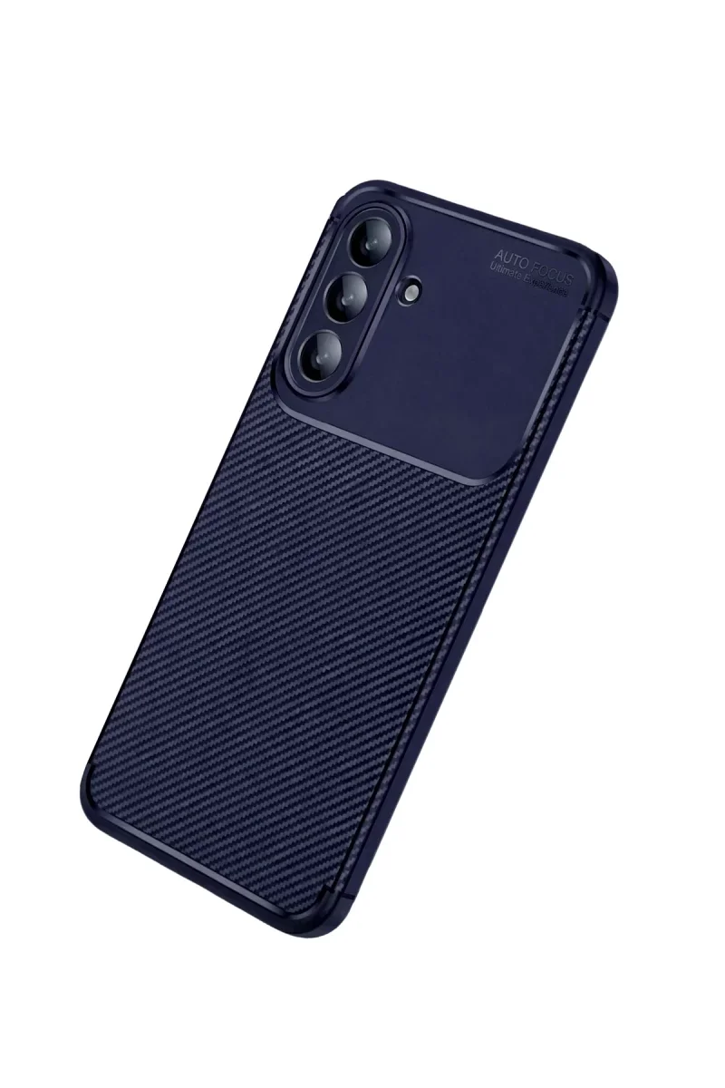 Samsung Galaxy A27 5G Auto Focus Karbon Kapak - Lacivert görsel 3