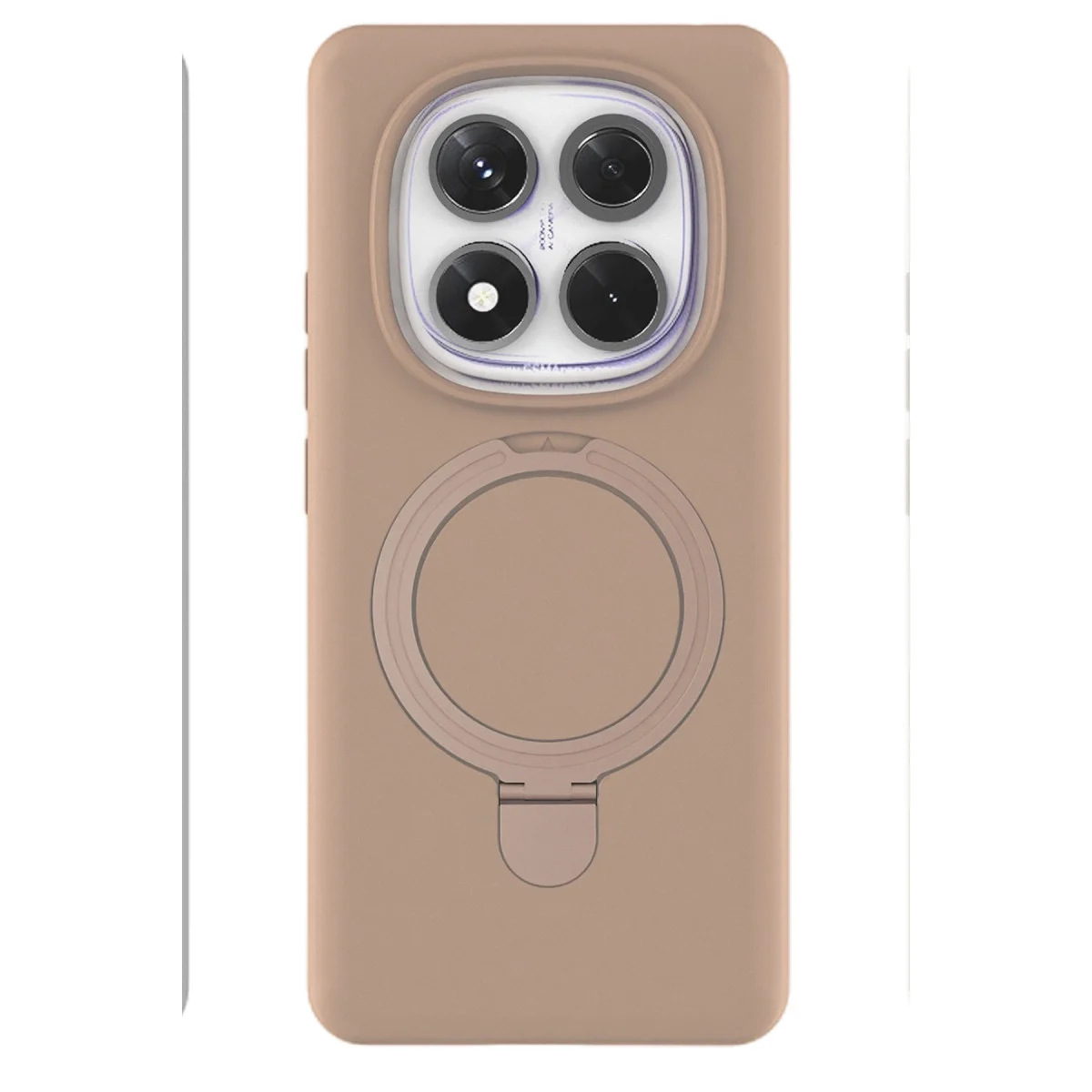 Xiao Red Note 14 Pro 4g Regal Magsafe Standlı Kapak - Çöl Titanyum görsel 3