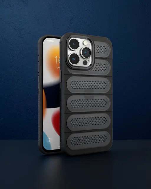 Apple İphone 14 Pro Kılıf Airmax Silikon Kapak - Siyah