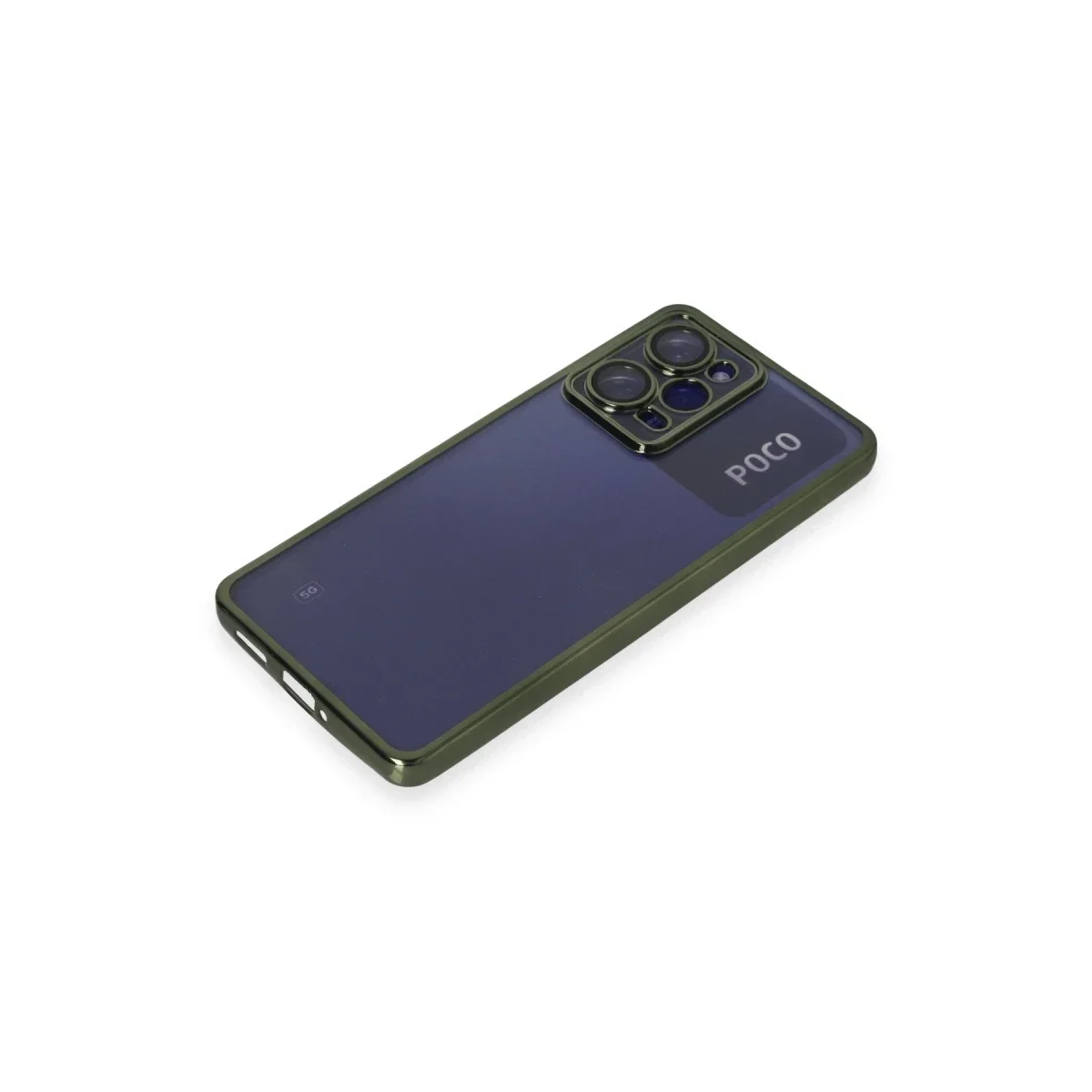 Xiaomi Poco X5 Pro 5G Kılıf Razer Lensli Silikon - Yeşil görsel 4