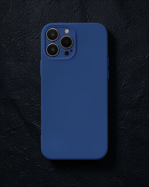 Apple İphone 13 Pro Kılıf Nano İçi Kadife Silikon - Lacivert