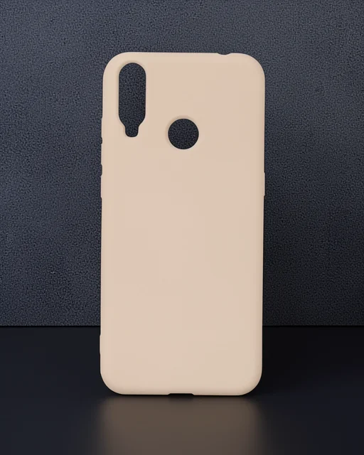 General Mobile Gm 10 Kılıf Nano İçi Kadife Silikon - Pudra