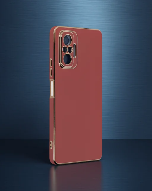 Xiaomi Redmi Note 10 Pro Kılıf Volet Silikon - Kırmızı
