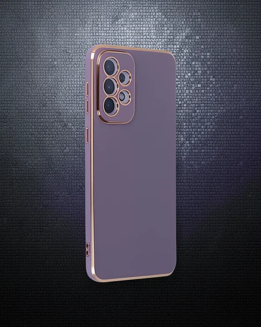 Samsung Galaxy A53 5g Kılıf Volet Silikon - Mor